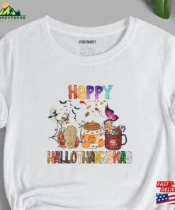 Happy Hallothanksmas Coffee Latte Halloween Thanks T-Shirt Sweatshirt Sweater Classic Hoodie Happy Hallothanksmas Coffee Latte Halloween Thanks T-Shirt Sweatshirt Sweater Classic Hoodie