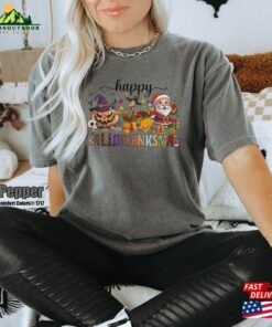 Happy Hallothanksmas Shirt Funny Halloween Comfort Colors T-Shirt Thanksgiving Sweatshirt Hoodie 2 Happy Hallothanksmas Shirt Funny Halloween Comfort Colors T Shirt Thanksgiving Sweatshirt Hoodie 3