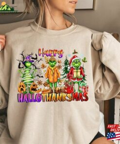 Happy Hallothanksmas Sweatshirt Christmas Funny Halloween Shir T-Shirt Hoodie Happy Hallothanksmas Sweatshirt Christmas Funny Halloween Shir T-Shirt Hoodie