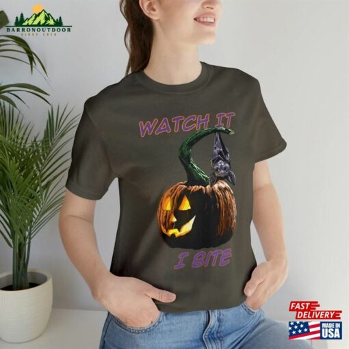 Happy Halloween 2023 Party Cute Bat Tee October Season Pumpkin Shirt T-Shirt Unisex