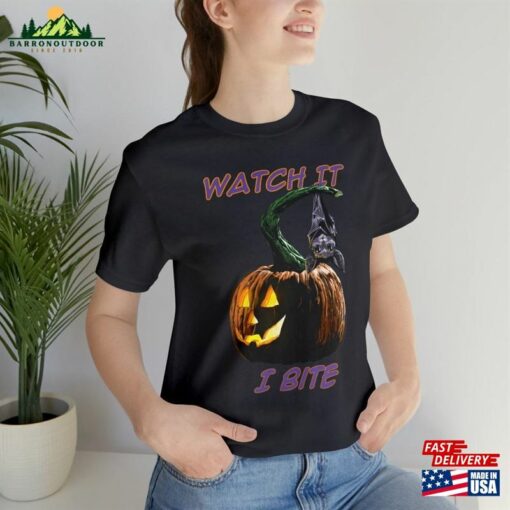 Happy Halloween 2023 Party Cute Bat Tee October Season Pumpkin Shirt T-Shirt Unisex