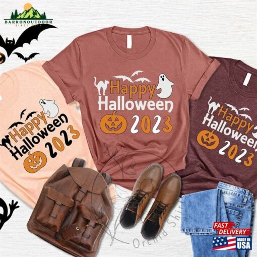 Happy Halloween 2023 Shirt T-Shirt Trip Tee Hoodie Sweatshirt