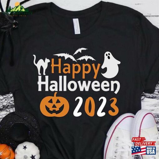 Happy Halloween 2023 Shirt T-Shirt Trip Tee Hoodie Sweatshirt