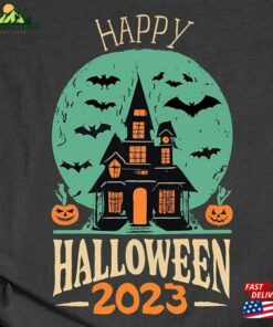 Happy Halloween 2023 Vintage T Shirt Town T-Shirt Classic