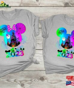 Happy Halloween Disneyland Family Shirt 2023 Disney Mickey And Minnie Not So Scary Tee Classic Unisex