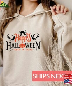 Happy Halloween Hoodie Witch Shirt Party T-Shirt Unisex Sweatshirt Happy Halloween Hoodie Witch Shirt Party T-Shirt Unisex Sweatshirt