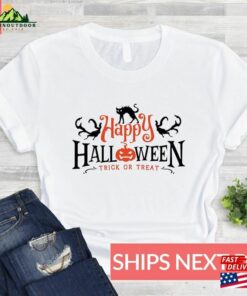 Happy Halloween Hoodie Witch Shirt Party T-Shirt Unisex Sweatshirt
