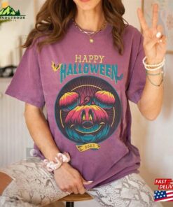 Happy Halloween Original Disney Comfort Color Shirt Spooky Season Mickey Head 2023 Unisex T-Shirt 2 Happy Halloween Original Disney Comfort Color Shirt Spooky Season Mickey Head 2023 Unisex T Shirt 3