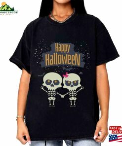 Happy Halloween Shirt Funny Skeletons Gift Skull Unisex Sweatshirt Happy Halloween Shirt Funny Skeletons Gift Skull Unisex Sweatshirt