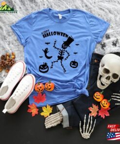 Happy Halloween Shirt Skeleton Sweatshirt Unisex 3