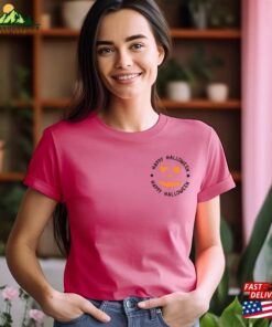 Happy Halloween Shirt Spooky Season Smile Sweatshirt Hoodie Happy Halloween Shirt Spooky Season Smile Sweatshirt Hoodie