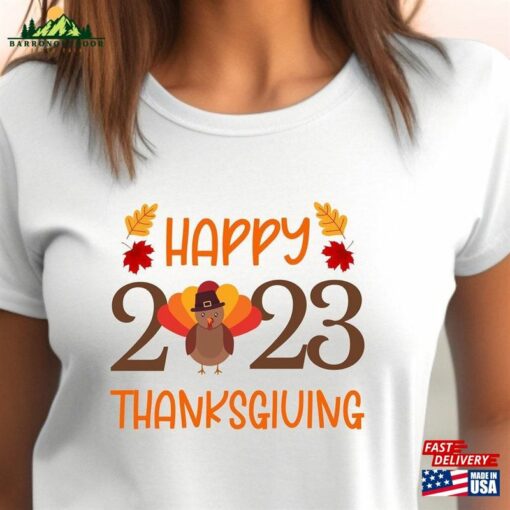 Happy Thanksgiving 2023 Turkey Lovers T-Shirt Fall Vibes Tee Hoodie