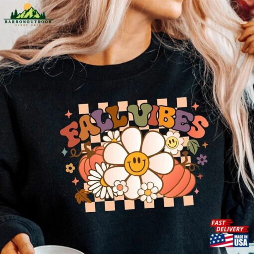 Happy Thanksgiving Sweatshirt Fall Vibes 2023 Shirt Hoodie