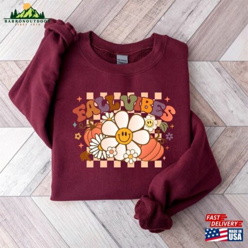 Happy Thanksgiving Sweatshirt Fall Vibes 2023 Shirt Hoodie