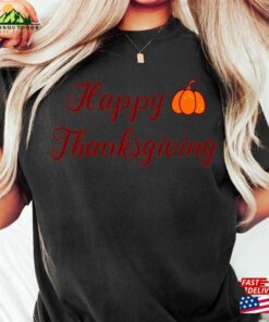Happy Thanksgiving Sweatshirt Fall Vibes Sweater Pumpkin Hoodie T-Shirt