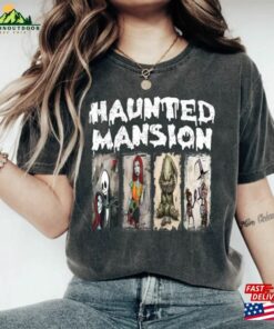 Haunted Mansion Halloween Shirt Jack And Sally Party Shirts Oogie Boogie T-Shirt Unisex