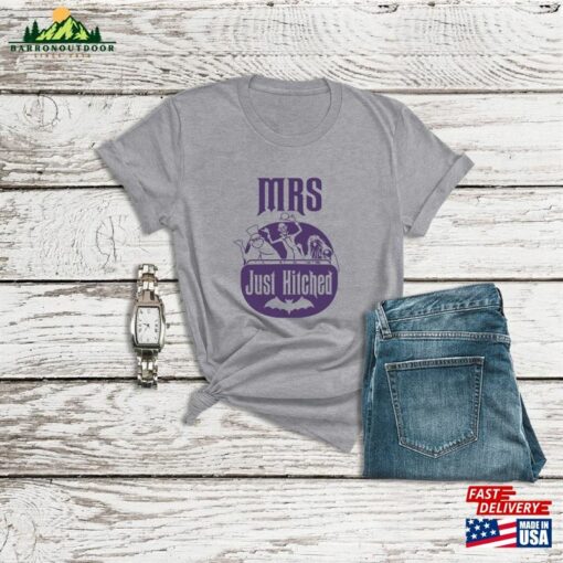 Haunted Mansion Shirt Just Hitched Mrs Sweatshirt Unisex