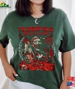 Hell On Shirts Terrifiers Shirt Scary Clown Tee Halloween T-Shirt Classic Hell On Shirts Terrifiers Shirt Scary Clown Tee Halloween T-Shirt Classic