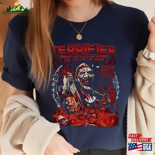 Hell On Shirts Terrifiers Shirt Scary Clown Tee Halloween T-Shirt Classic Sweatshirt