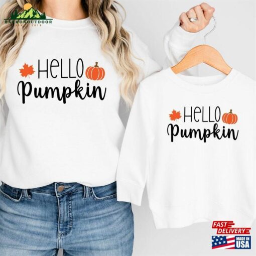 Hello Pumpkin Shirt Halloween Sweatshirt Hey Classic