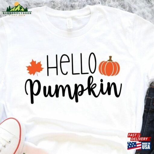 Hello Pumpkin Shirt Halloween Sweatshirt Hey Classic