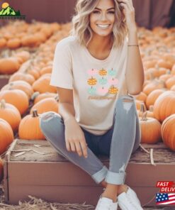 Hello Pumpkin Short Sleeve Tee Fall Tshirt For Women Hoodie Classic 4 Hello Pumpkin Short Sleeve Tee Fall Tshirt For Women Hoodie Classic 2 1