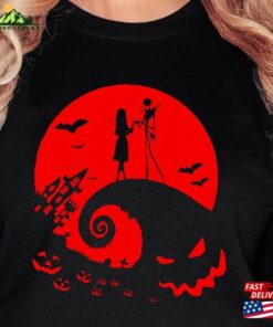 Her Jack His Sally Sweatshirt And Halloween T-Shirt Hoodie