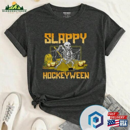 Hockey Funny Hockeyween T-Shirt Halloween Sweatshirt Sweater Hoodie