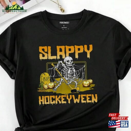 Hockey Funny Hockeyween T-Shirt Halloween Sweatshirt Sweater Hoodie