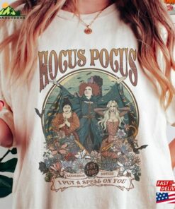 Hocus Pocus Comfort Colors Shirt I Put A Spell On You Halloween Witches Unisex Sweatshirt