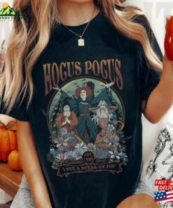 Hocus Pocus Comfort Colors Shirt I Put A Spell On You Halloween Witches Unisex Sweatshirt
