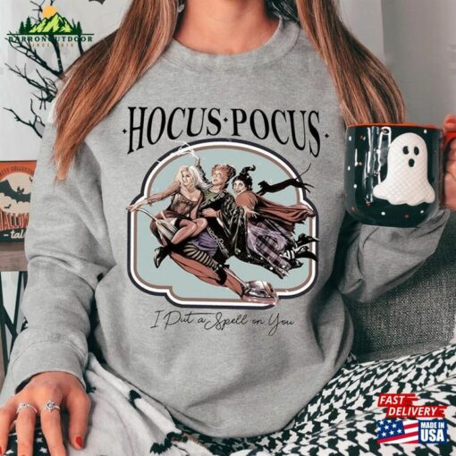 Hocus Pocus I Put A Spell On You Halloween Christmas T-Shirt Vintage Shirt Sweatshirt