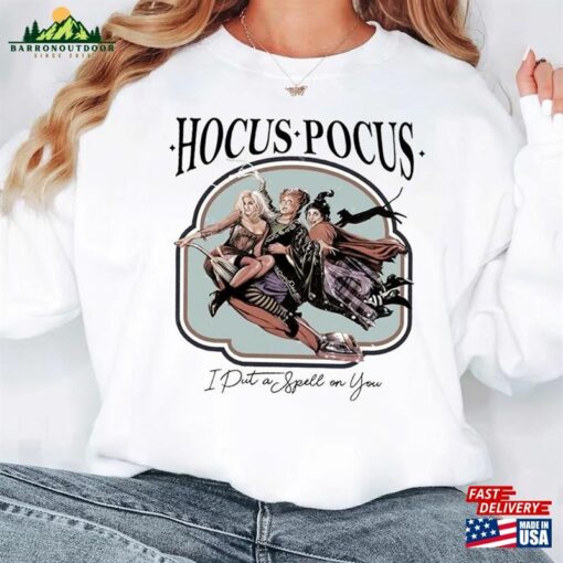 Hocus Pocus I Put A Spell On You Halloween Christmas T-Shirt Vintage Shirt Sweatshirt