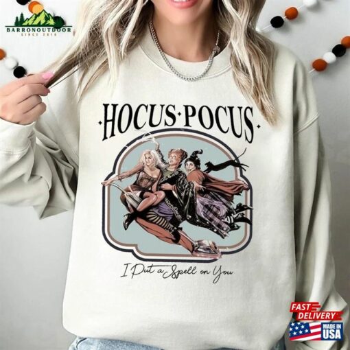 Hocus Pocus I Put A Spell On You Halloween Christmas T-Shirt Vintage Shirt Sweatshirt