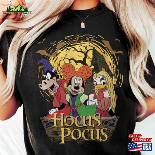 Hocus Pocus Mickey Minnie Disney Halloween Shirt’s Not So Scary Classic T-Shirt