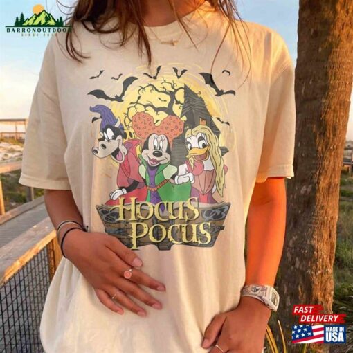 Hocus Pocus Mickey Minnie Disney Halloween Shirt’s Not So Scary Classic T-Shirt