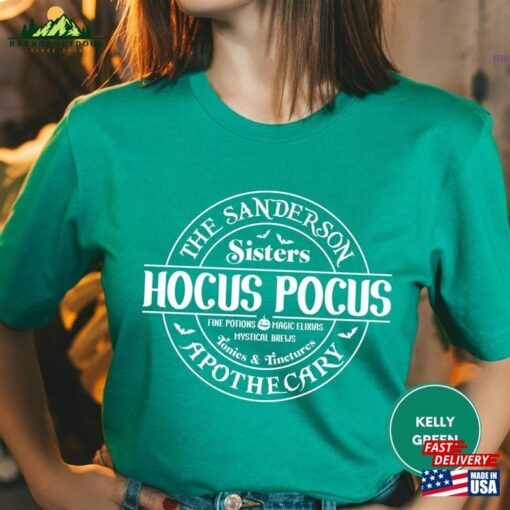 Hocus Pocus Sanderson Sisters Shirt Halloween Womens Fall T-Shirt Hoodie