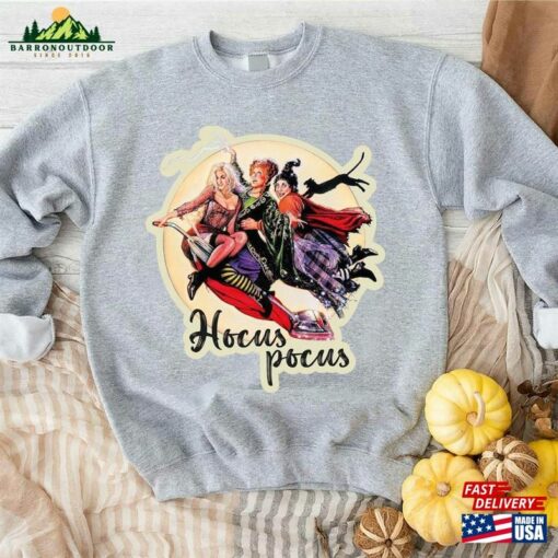 Hocus Pocus Sweatshirt Halloween Costume Fall Party Shirt Classic