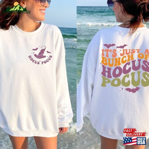 Hocus Pocus Sweatshirt Printed Front And Back Just A Bunch Unisex