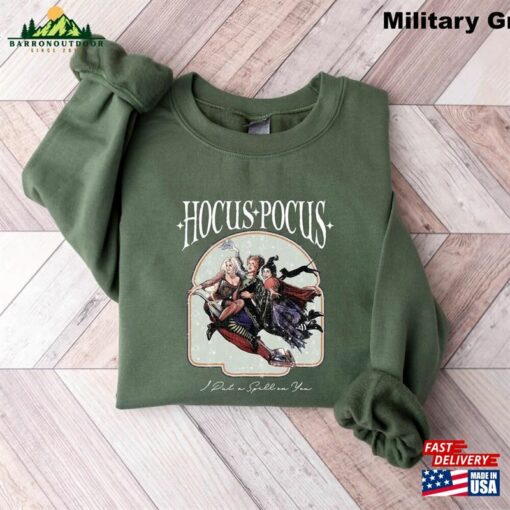 Hocus Pocus Sweatshirt Sanderson Sisters Shirt Vintage Halloween Unisex Hoodie