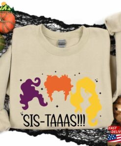 Hocus Pocus Sweatshirt Sistass Shirt Halloween Party Shirts Unisex Hoodie