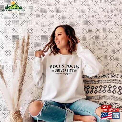 Hocus Pocus University Sweatshirt Halloween Classic Unisex