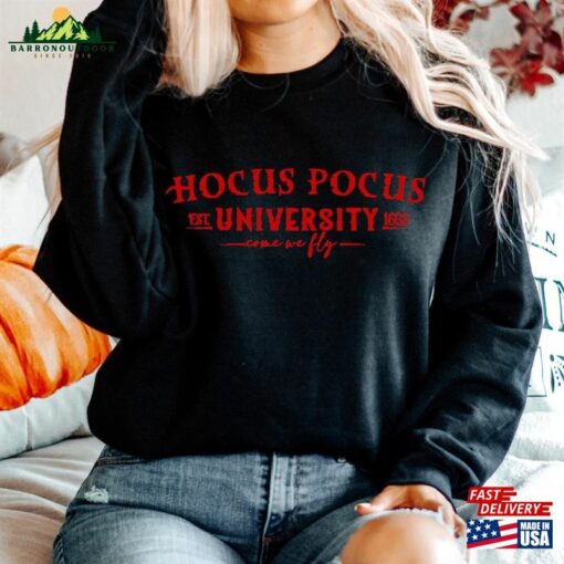 Hocus Pocus University Sweatshirt Halloween Classic Unisex