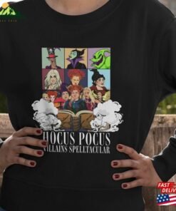 Hocus Pocus Villains Spelltacular 2023 Shirt Eras Tour Witch Sanderson Sisters Halloween Sweatshirt Hoodie