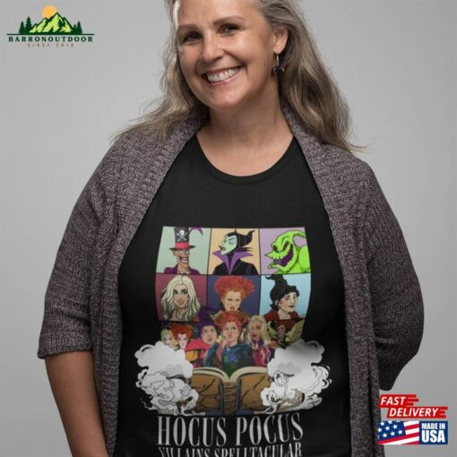 Hocus Pocus Villains Spelltacular 2023 Shirt Eras Tour Witch Sanderson Sisters Halloween Sweatshirt Hoodie