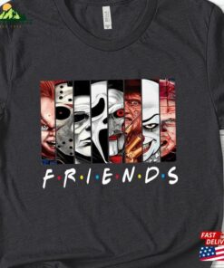 Horror Characters Friends Shirt Halloween Movie Killers Unisex Sweatshirt