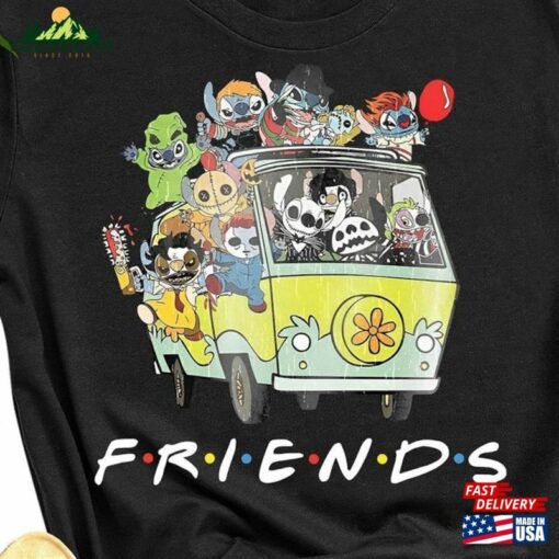 Horror Movie Characters Shirt Friends Shirts Halloween T-Shirt Classic Hoodie