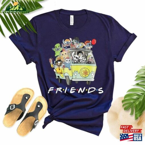 Horror Movie Characters Shirt Friends Shirts Halloween T-Shirt Classic Hoodie