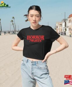 Horror Nights Crop Top Stranger Cropped Shirt Classic T-Shirt