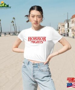 Horror Nights Crop Top Stranger Cropped Shirt Classic T-Shirt 2 Horror Nights Crop Top Stranger Cropped Shirt Classic T Shirt 3